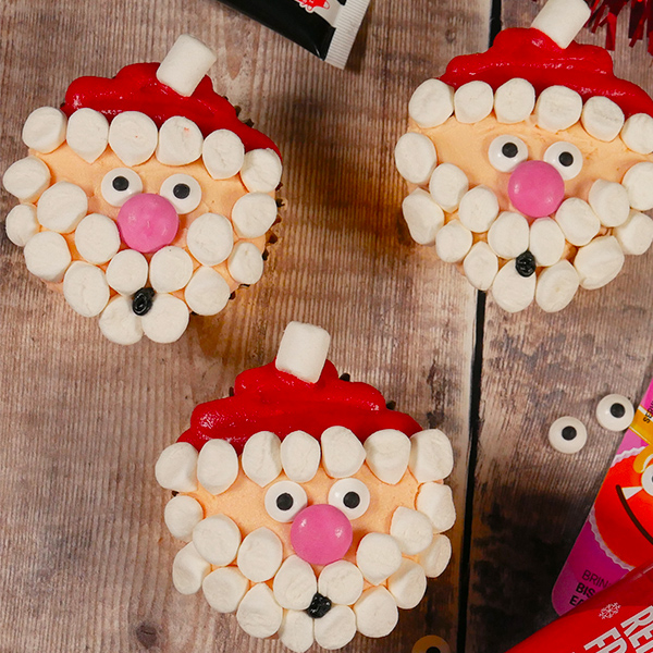 Santa Cupcakes - My Cake Decor