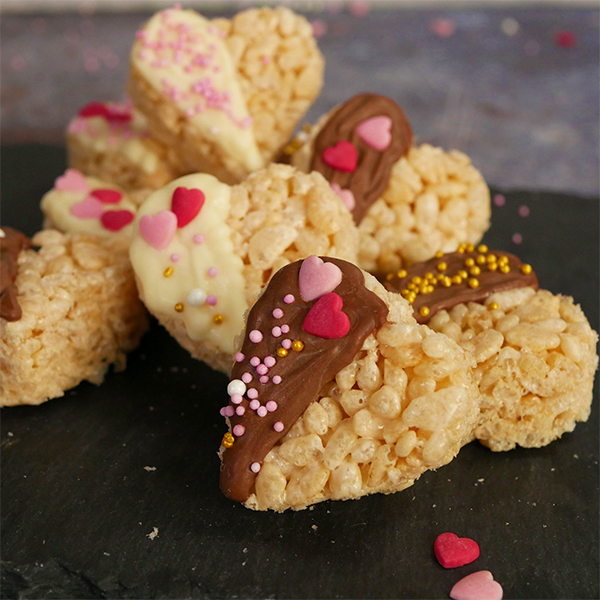 Rice Krispie Hearts - My Cake Decor