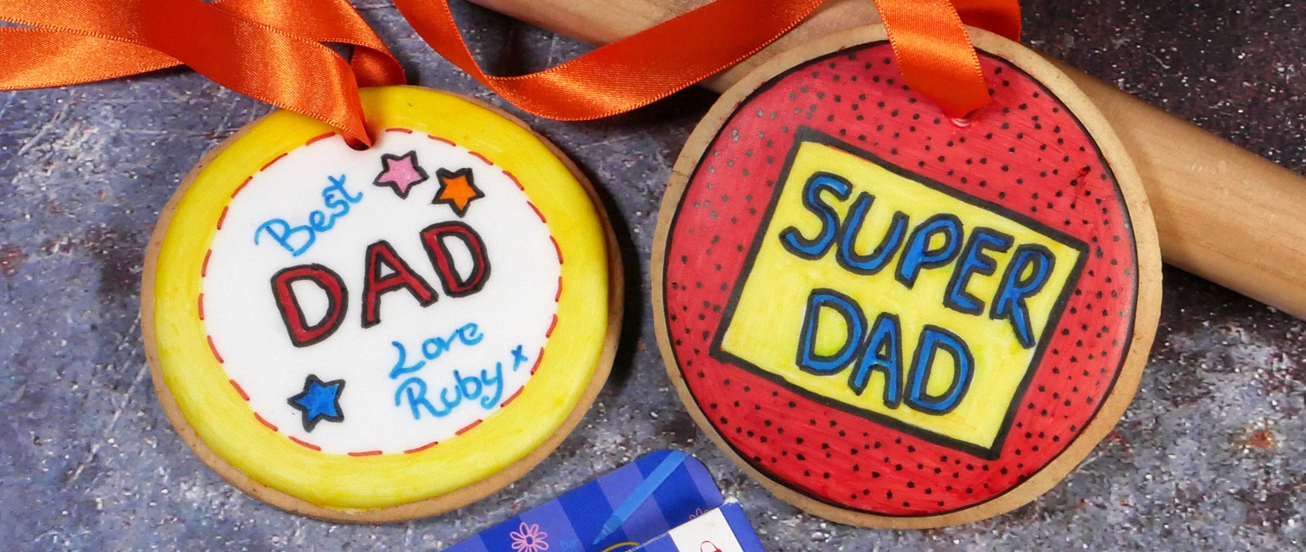 Father’s Day Medal Biscuits