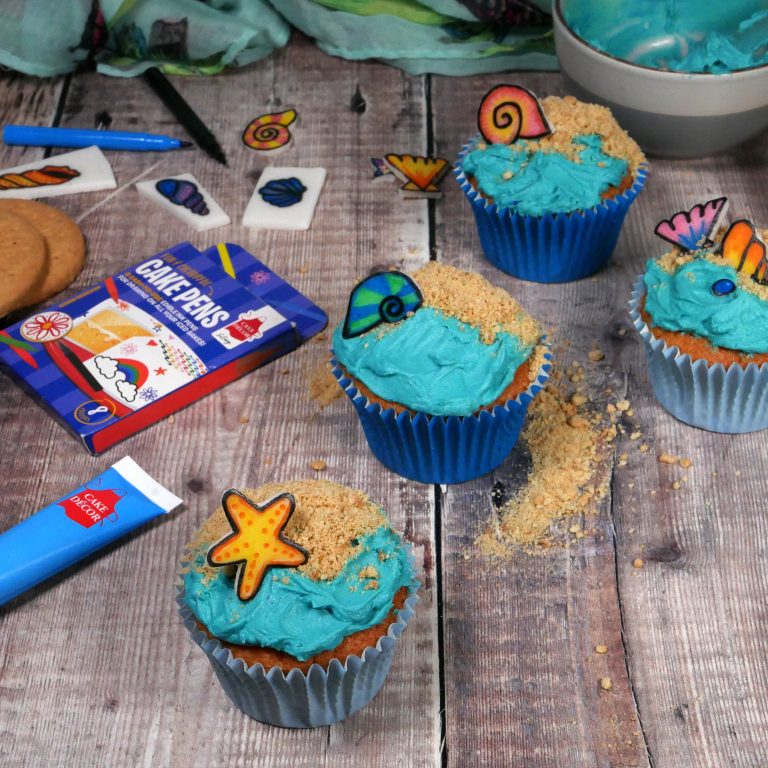 Beach Cupcakes